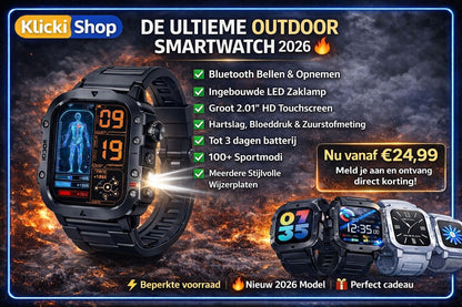 Ultieme Outdoor Smartwatch – Klaar voor Elk Avontuur!
