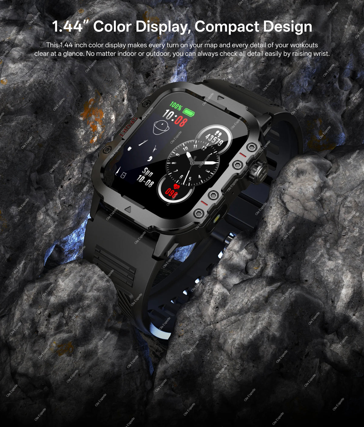 Ultieme Outdoor Smartwatch – Klaar voor Elk Avontuur!