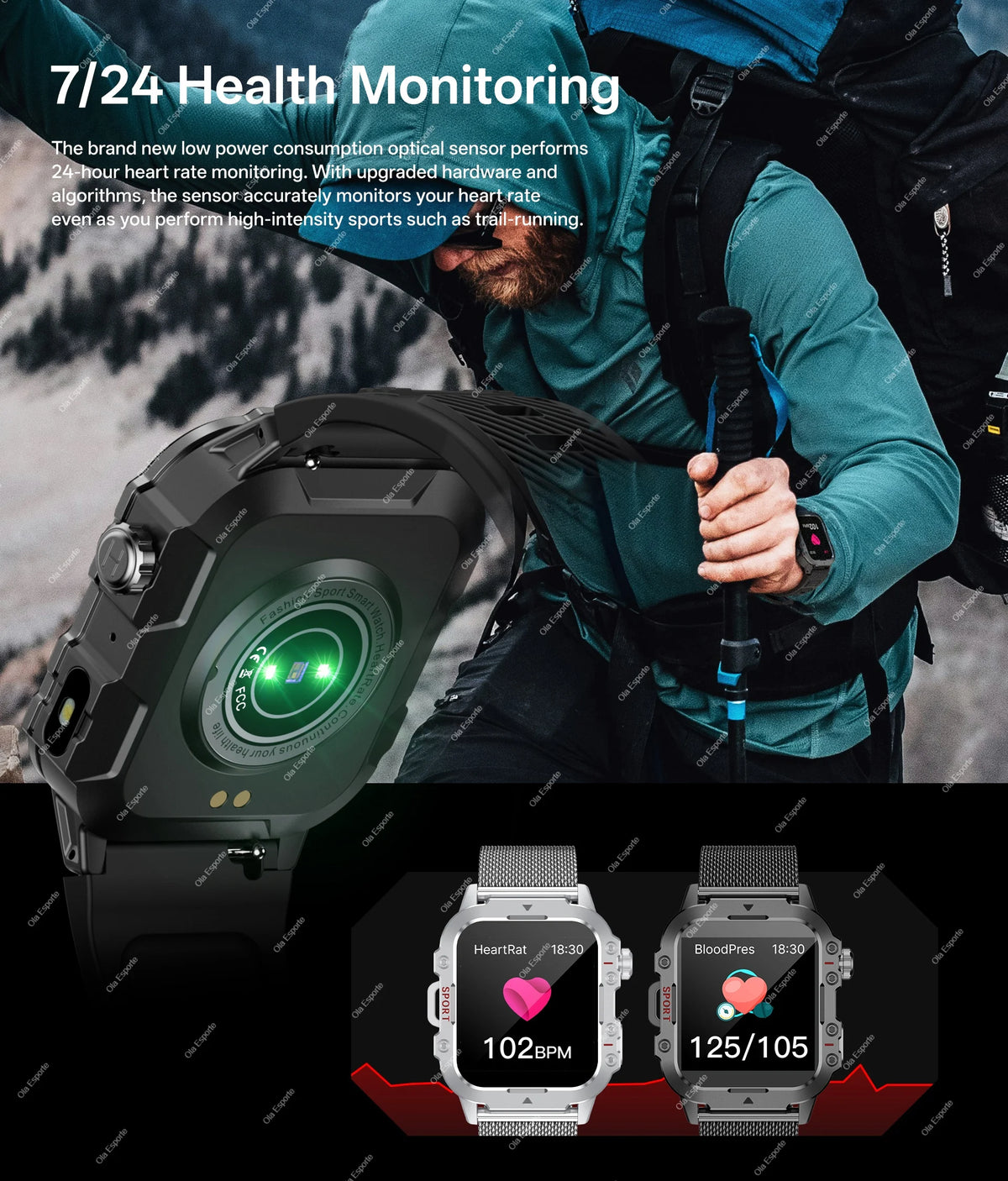 Ultieme Outdoor Smartwatch – Klaar voor Elk Avontuur!