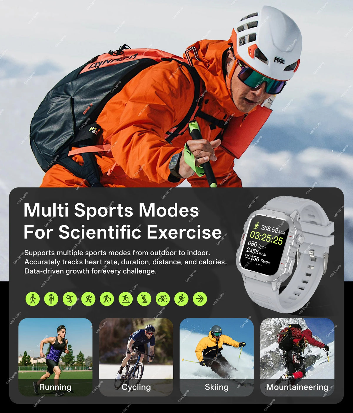 Ultieme Outdoor Smartwatch – Klaar voor Elk Avontuur!