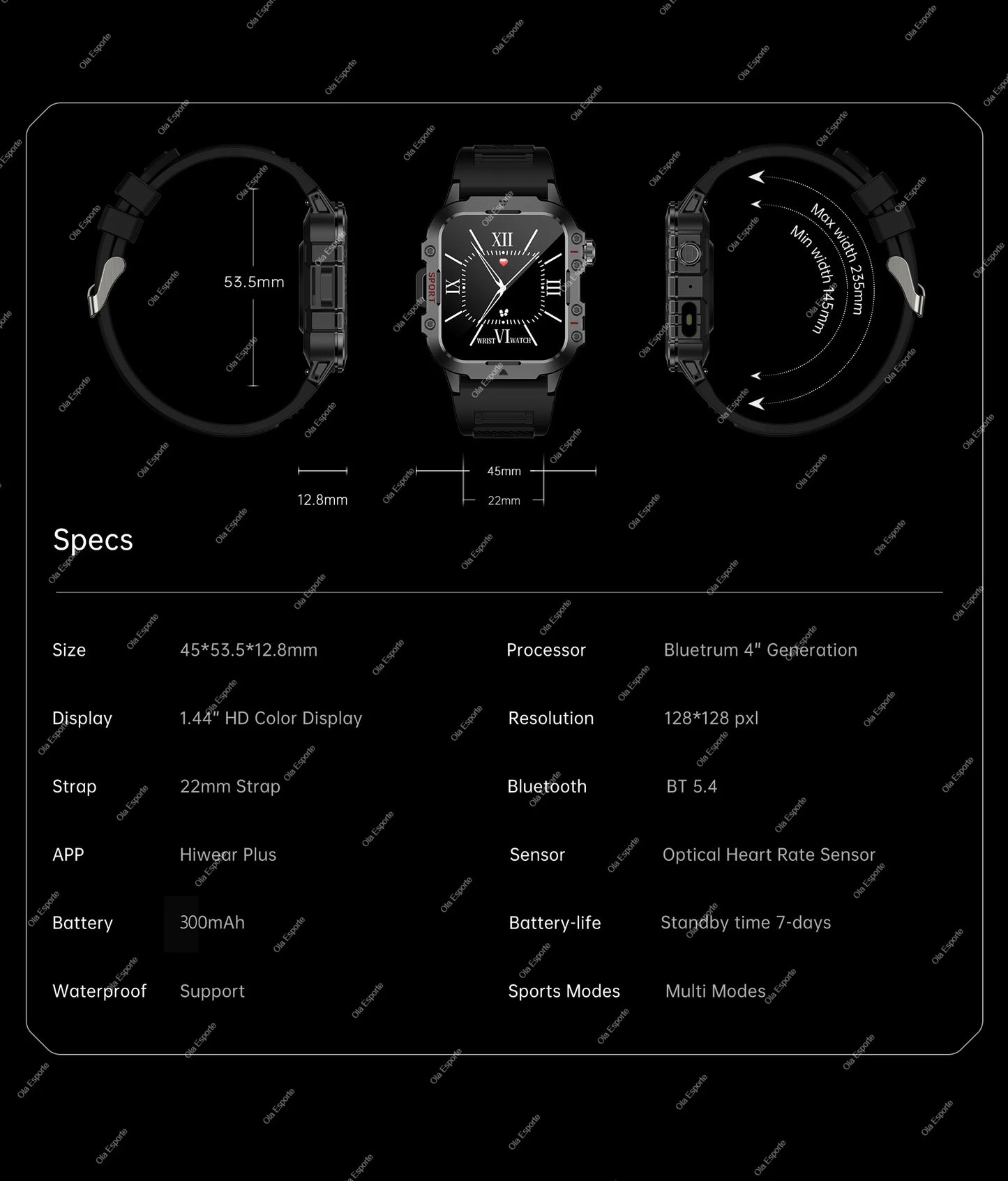 Ultieme Outdoor Smartwatch – Klaar voor Elk Avontuur!