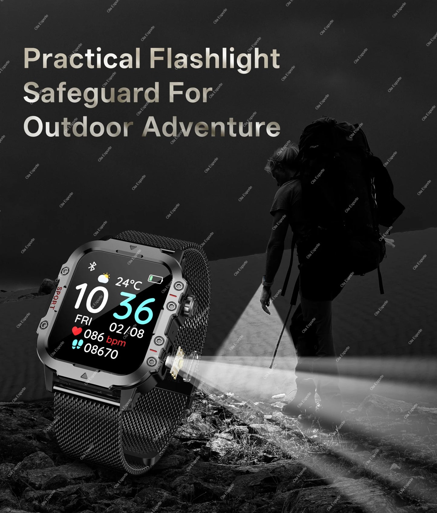Ultieme Outdoor Smartwatch – Klaar voor Elk Avontuur!